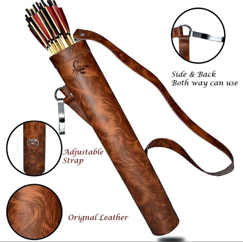 Cowhide leather back - , arrow