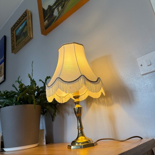Vintage messing tischlampe - vintage,