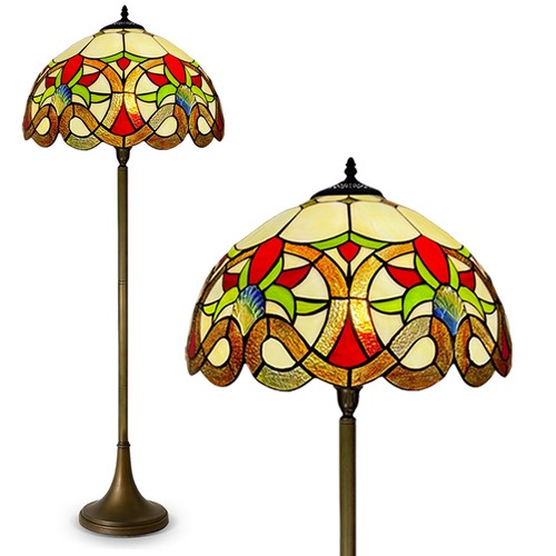 Tiffany stil stehlampe - stehlampe, 16